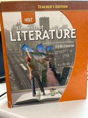 Holt Elements of Literature: Teacher's Edition Fifth Course, American ...