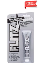 FLITZ Metal Plastic Fiberglass Polish Paste Cleaner Tube 1.76oz 50 Gram BU 03511