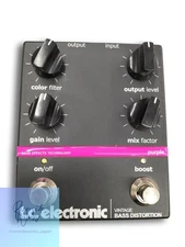 TC ELECTRONIC Vintage Bass Distortion Effect Pedal - Rich Sound JP