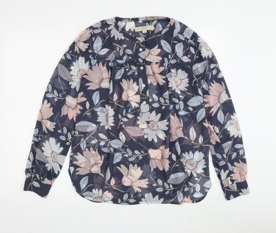 Damenbluse UK Größe S LOFT Mehrfarbig Polyester