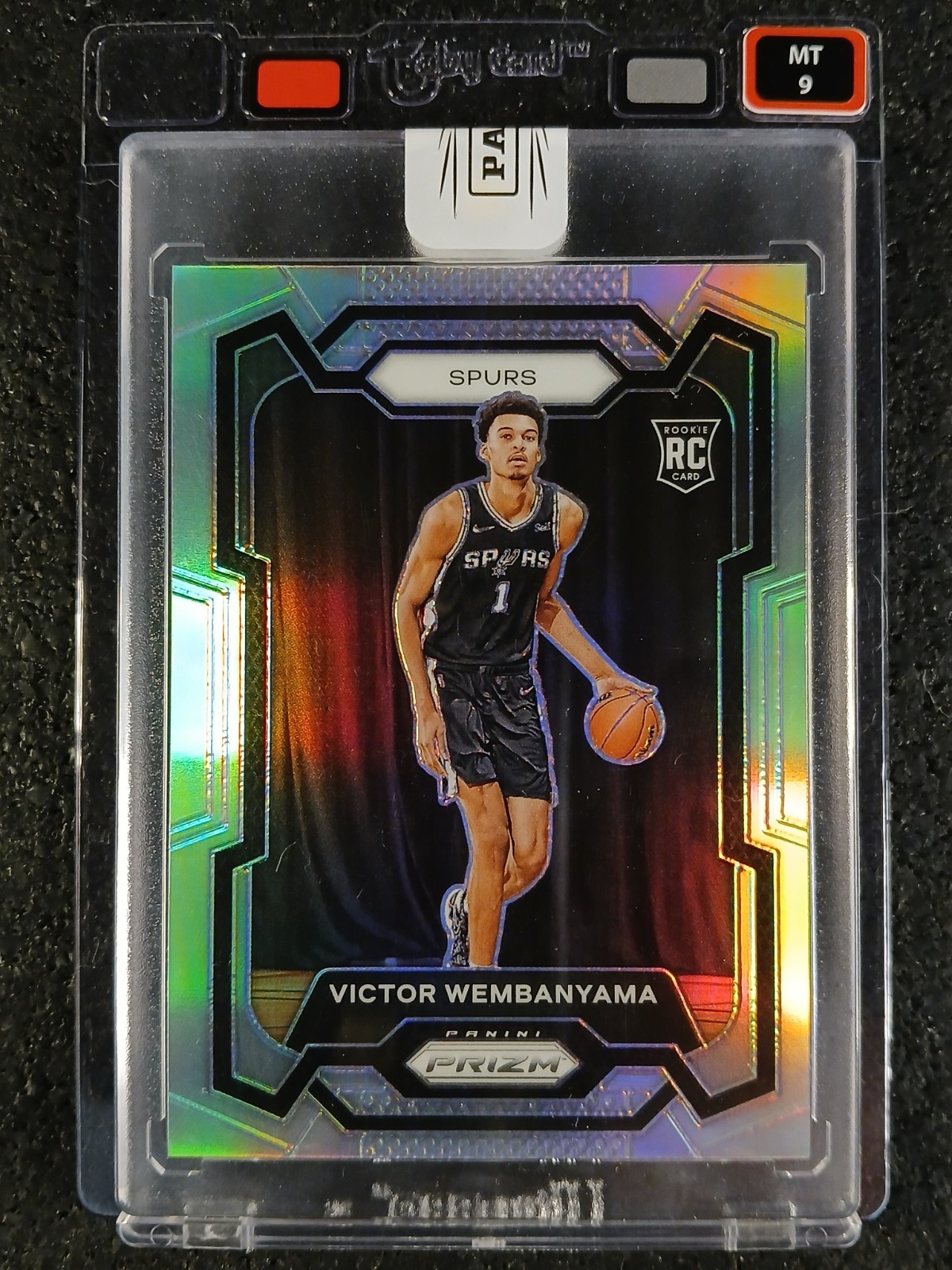2023-24 Panini Prizm Victor Wembanyama RC Silver #136 - Taby Card™ MINT 9