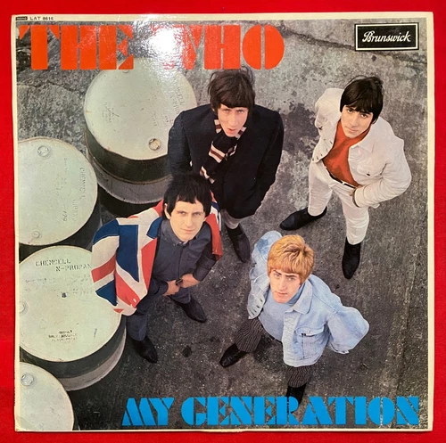 THE WHO MY GENERATION UK BRUNSWICK LP LAT 8616 ORIGINAL 1965 FIRST PRESS VG++