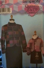 SIMPLICITY Sewing Pattern #5818 Misses' & GIRLS JACKET size 3-8/4-18 UC/FF