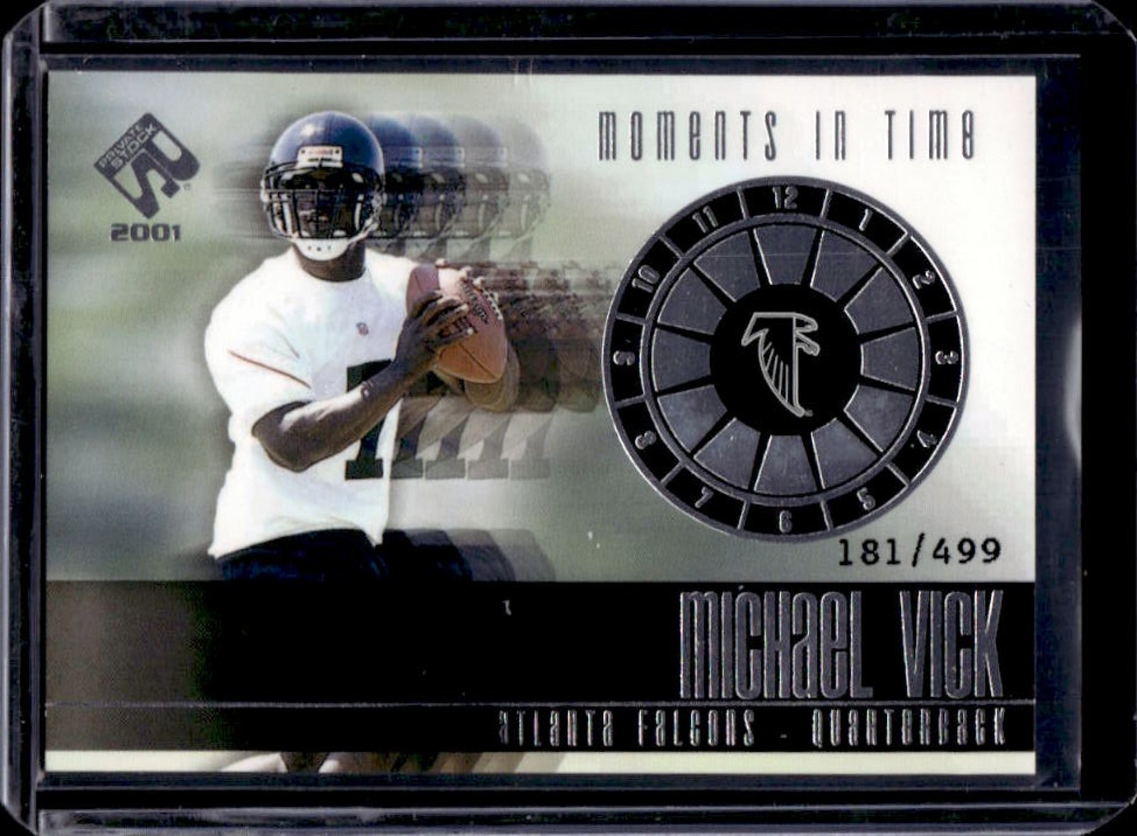 Michael Vick Pacific Private Stock Moments in Time #1 Base