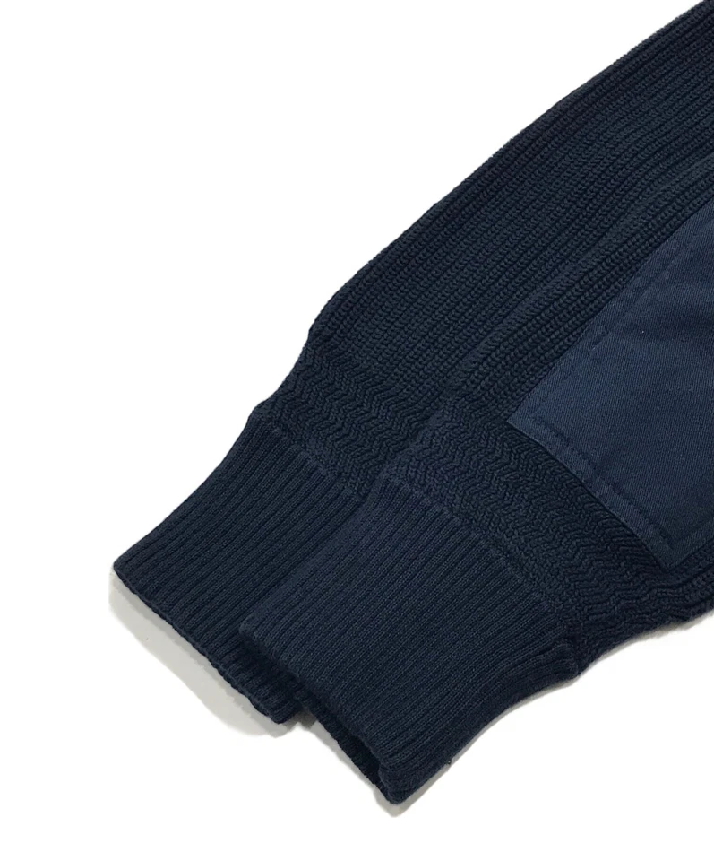 rag&bone Dexter Cotton Shawl Cardigan Size: M Navy Men MBS22HS023SC23 - Image 4 of 4