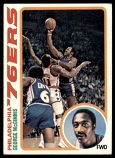 1978-79 TOPPS GEORGE MCGINNIS PHILADELPHIA 76ERS #90 VG/EX