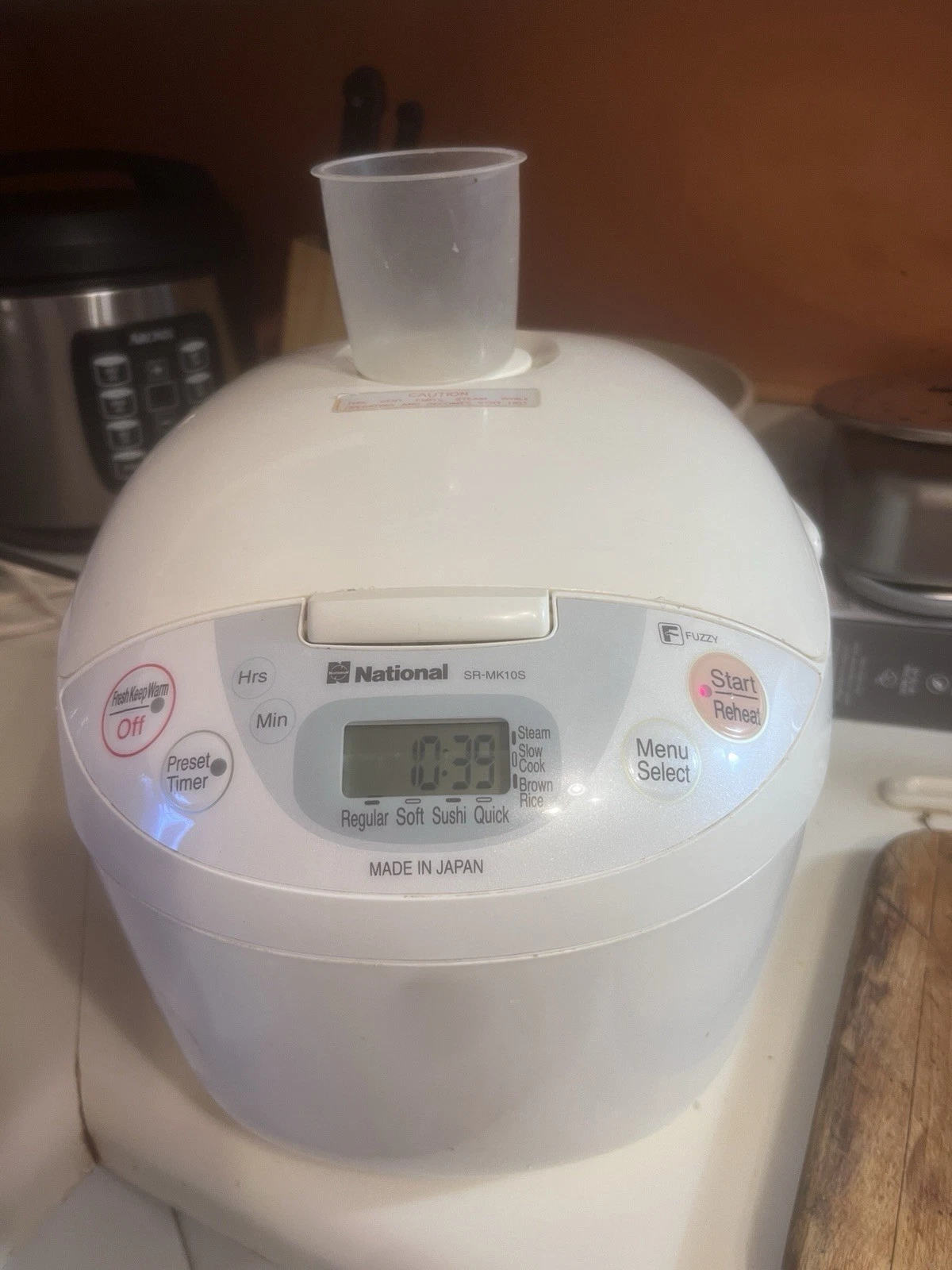 National Rice Cooker Fuzzy SR-MK10S Sushi Made in Japan