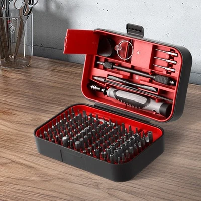 PETS-SUPPLIER-LOVE 130 in 1 Magnetic Precision Screwdriver Set Computer PC Phone Repair Tool Kit UK