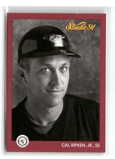 1991 Studio #9 Cal Ripken, Jr. Baltimore Orioles