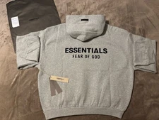 NEW Fear of God Essentials Light Heather Hoodie Size Medium 100% Authentic✅