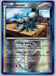 Durant (Team Plasma) (92) 92/135 Reverse Holo Plasma Storm LP