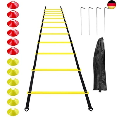 Gvolatee Fußball Trainingszubehör Koordinationsleiter Trainingsleiter, K