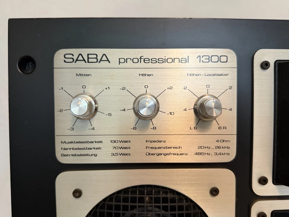 Saba Ultra HiFi 1300 casse altoparlanti da pavimento vintage - Immagine 3 di 4