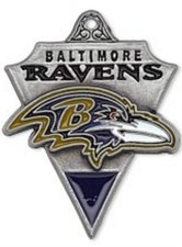 NFL Baltimore Ravens, 29x23mm Pewter Charm 1 Per