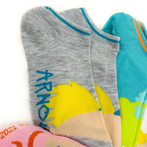 Nickelodeon Womens No Show Socks Rugrats Hey Arnold Rugrats 90s Retro Fun Gift - Picture 4 of 8