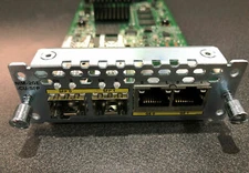 Cisco NIM-2GE-CU-SFP 2-port Gigabit Ethernet dual-mode GE/SFP Module