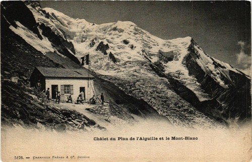 CPA Chalet du Plan de l'AIGUILLE et le Mont-Blanc (337271)