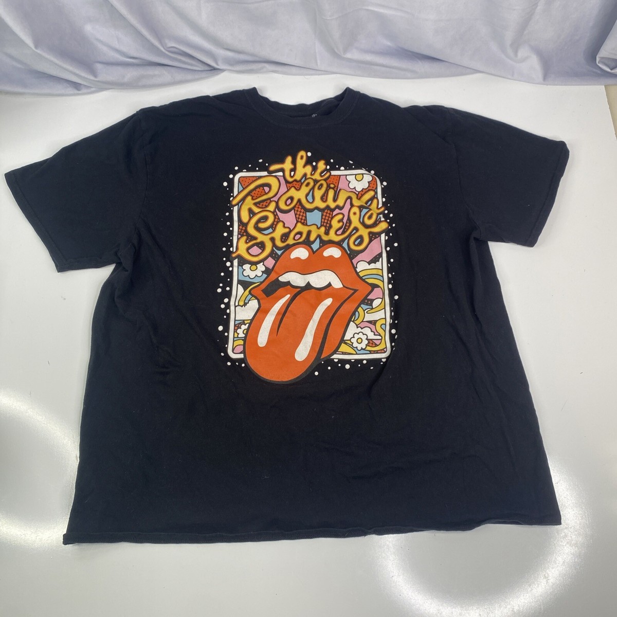 The Rolling Stones USA 2022 T-Shirt Size 3XL Black | eBay