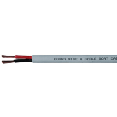 COBRA WIRE And CABLE B7G16B21100FT 16/2 Gray Bare Copper Sae 100'