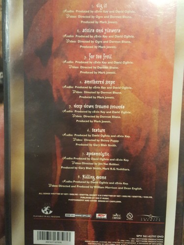 SKINNY PUPPY VIDEO COLLECTION 1984 - 1992 DVD CANADIAN INDUSTRIAL MUSIC BAND - Picture 2 of 3