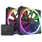NZXT F140 RGB 140mm Case Fan - Matte Black (2-Pack)
