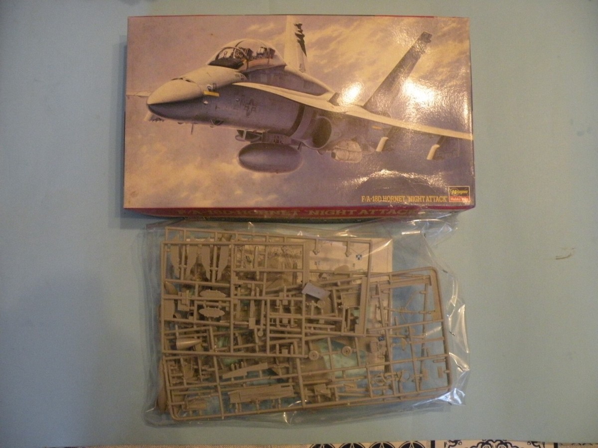 HASEGAWA F/A-18D HORNET NIGHT ATTACK 1/72 NEW SPRUE BLISTERATO
