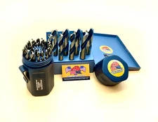 Drill Hog® USA 37 Pc Cobalt Drill Bit Set BB Index M42 1/16~1" Lifetime Warranty