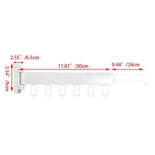 Collapsible Clothes Airer Wall Mounted Drying Rack Space Saver Hanger Laundry eBay