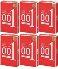 OKAMOTO Zero One 001 0.01mm Polyurethane Condoms 3 pieces x 6 boxes From Japan