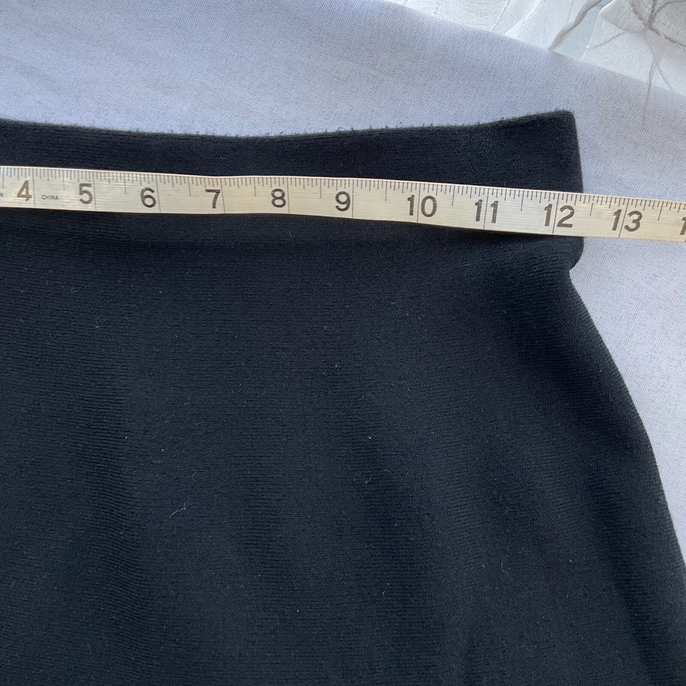 SNIDEL Mujer Falda Pull On Cintura Elástica Negro Suéter Tejido Talla Única Foto 4 de 4