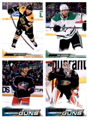 2022-23 Upper Deck Series 1 Hockey Base cards 1-250 U-Pick List