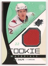 Zac Dalpe 10-11 Upper Deck SPx Rookie Materials Authentic Game Jersey