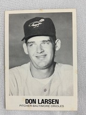 1977 TCMA Baseball Card-Renata-Don Larsen, Baltimore Orioles 