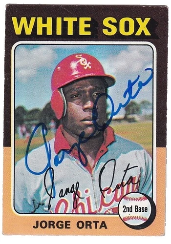 Jorge Orta MLB Original Autographed Items