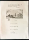 1926 - Lithograph Quote Admiral Sims, Admiral W. S. Benson.