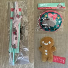 Pusheen 2024 Winter Cat Kit Holiday Ribbon Wand  Plush  Crinkle Toys 3 Pcs New