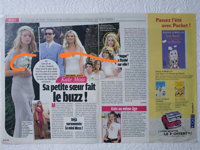 Lottie Kate Moss McCord Purcell Pink Stewart Clippings Presseschnitte 4p
