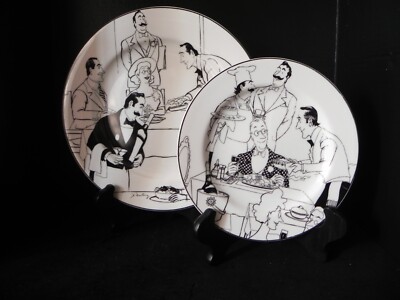 LE RESTAURANT by EPOCH - Scene #2 - Dinner & Salad Plate Set 