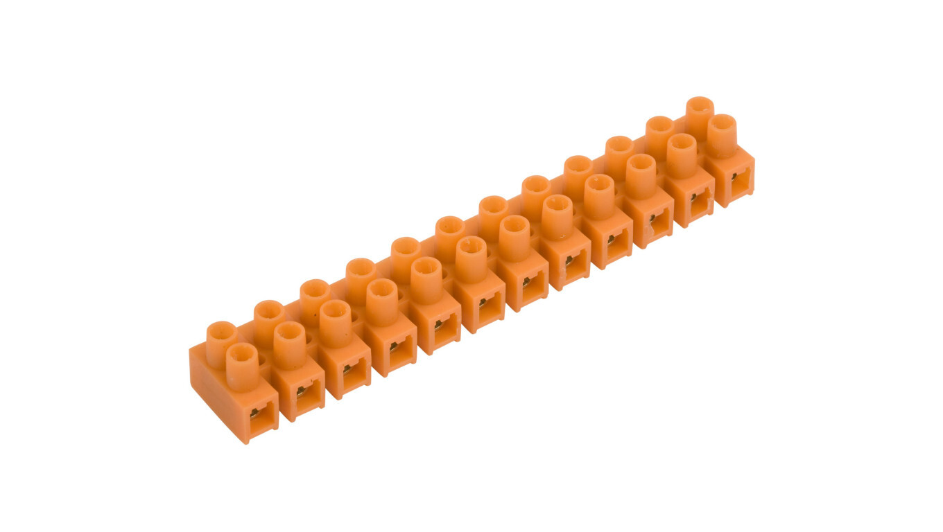 Screw terminal block 12-way 6mm2 orange LTF 12-6.0 21412108 /T2UK