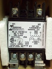 HAMMOND POWER SOLUTIONS 143867 TRANSFORMER 50VA 380/400/415-PRI 220/230/240-SEC