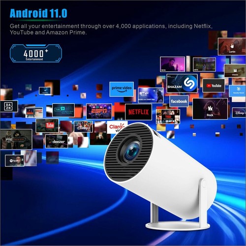 Android 11 Wifi Projector HY300 Pro Mini Portable 4K Smart Full HD Projectors - Picture 10 of 19