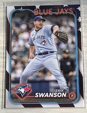 Erik Swanson - 2024 Topps Update Series INDEPENDENCE DAY LAST PRINT #'d 76/76
