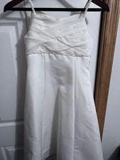 Ivory Beaded Flower Girl Wedding Cinderella Couture Dress Kids 10
