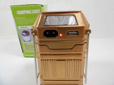 Solar Powered Lantern Lights USB AC Battery Color Led Hiking Flashlight Camping