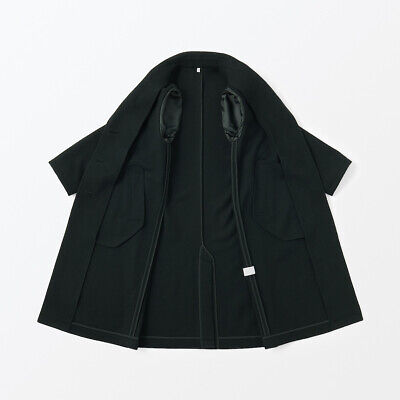 MUJI Recycled Wool Blend Chester Coat, Light Beige, Gray MUJI Recycled Wool Blend Chester Coat, Light Beige, Gray