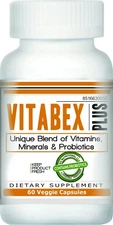 Vitabex Plus | Multivitamin | Probiotics | 60 Veggie Capsules | FREE SHIPPING