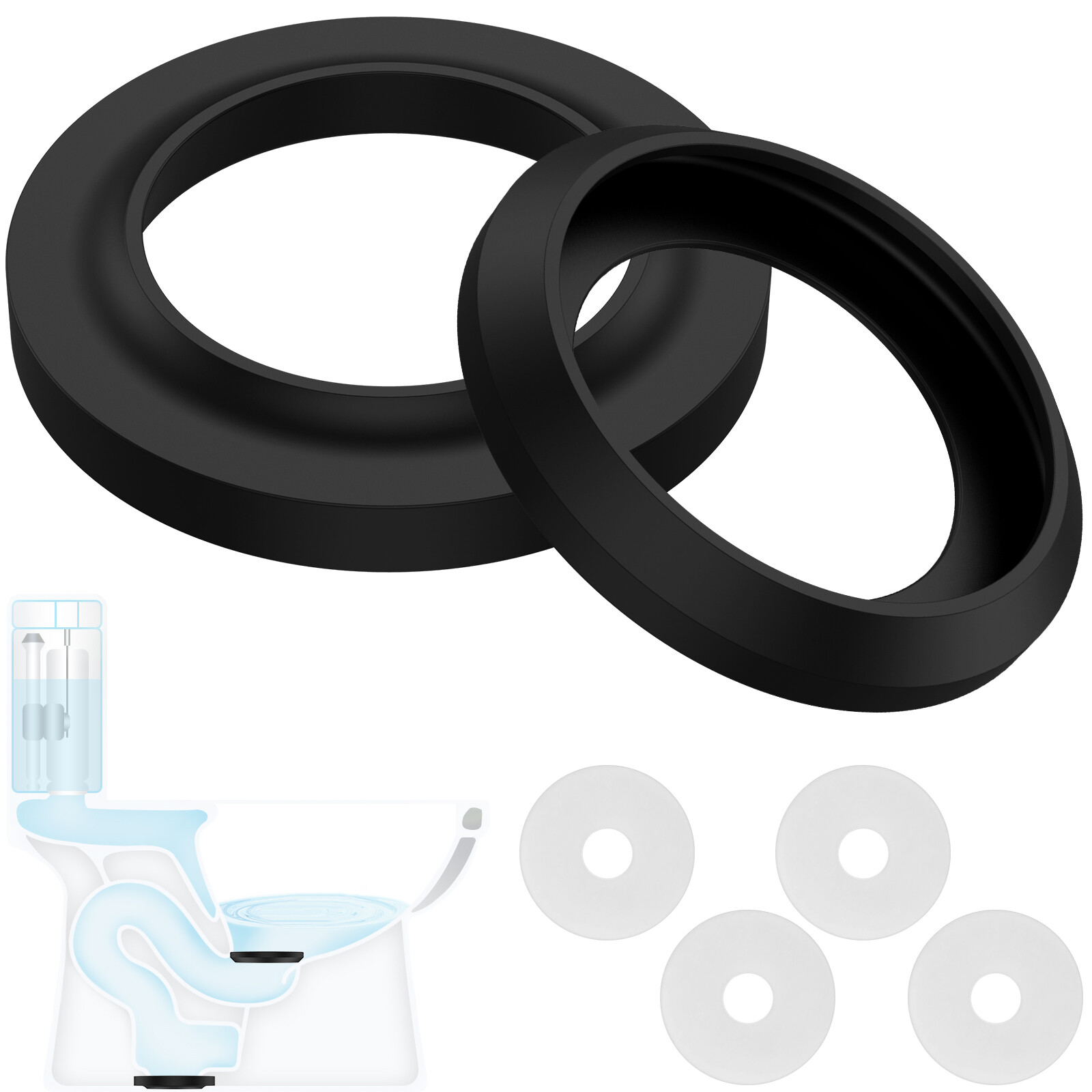 RV Toilet Seal Rubber Waste Ball Seal Double Sealing Toilets Replacement Seal Ϯ eBay