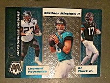 2020 Mosaic FB Minshew/Fournette/Chark Jr Flea Flicker Insert Jaguars 