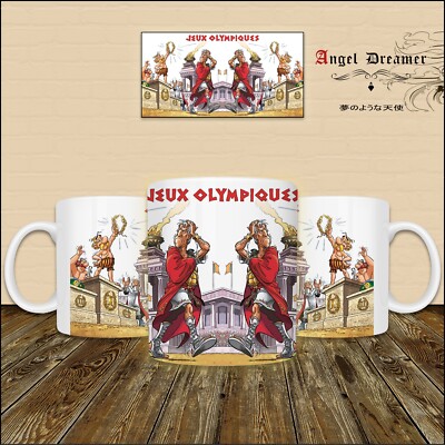 TASSE TASSE Asterix bei den Olympischen Spielen Obelix Idefix Cesar Comic Sammlung Derivate