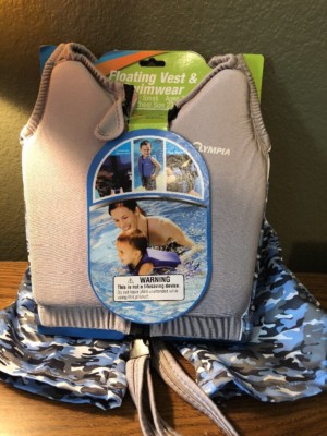 Olympia Floating Vest & Swimwear Size Small Ages 3-5